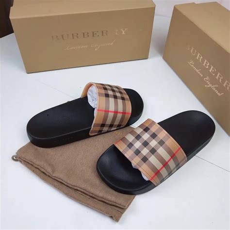 burberry slippers for men.